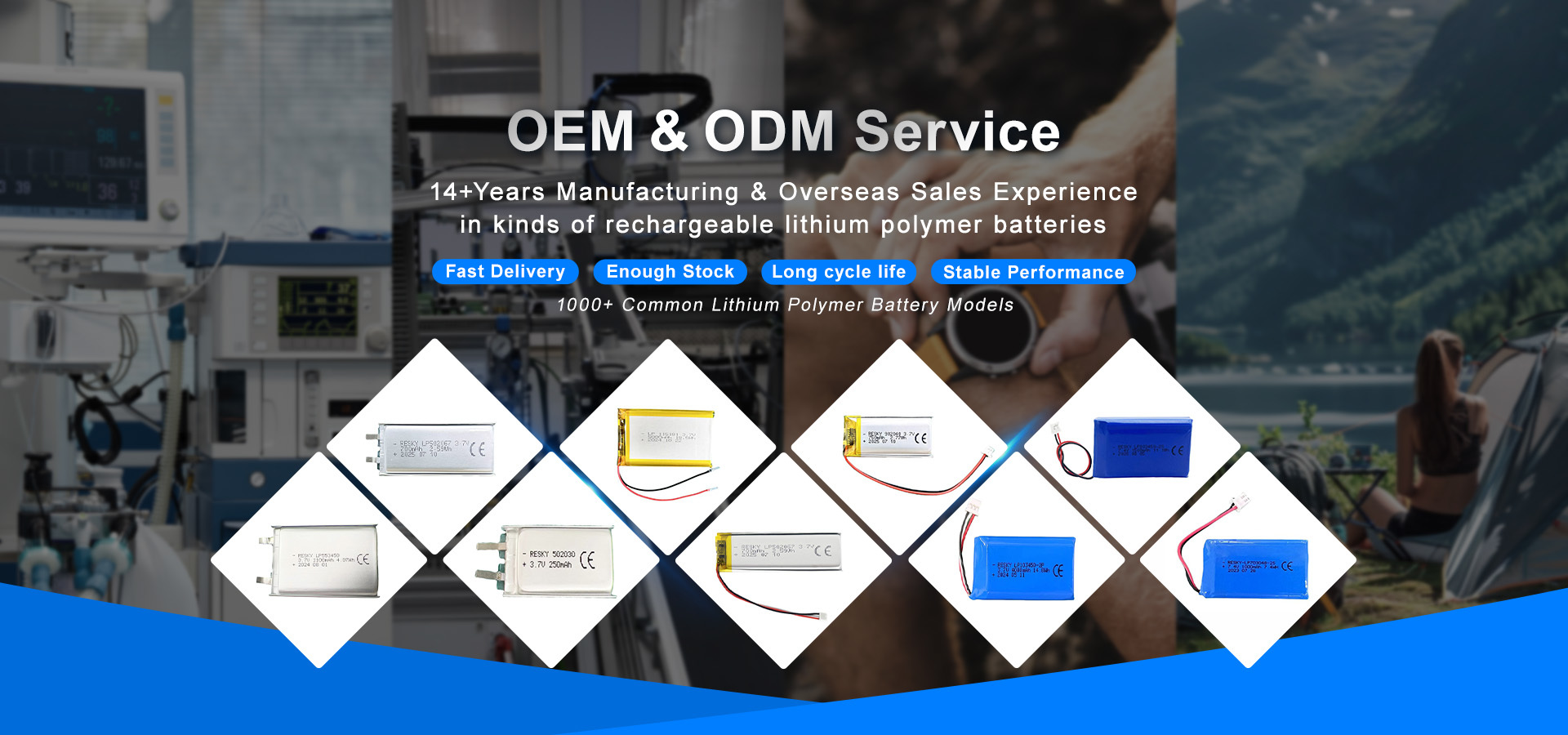 jakość Komórka baterii poliestrowej litowej fabryka