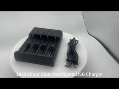 4 gniazda 18650 Ładowarka akumulatora Ładowalna 4.2V 2A Do akumulatora litowo-jonowego Ni-MH Ni-CD