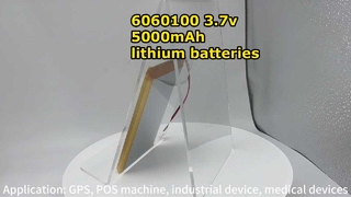 Baterie zasilające 6060100 3,7 V 5000 mAh akumulatory litowo-jonowe