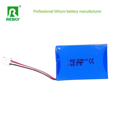 kupować 303450 Li-polimerowy zestaw baterii 7,4V 500mAh do oświetlenia awaryjnego online manufacture