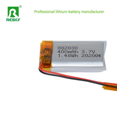 kupować Litium Polymer Battery Cell 802030 3.7V 400mAh Lipo Battery For GPS Tracker online manufacture
