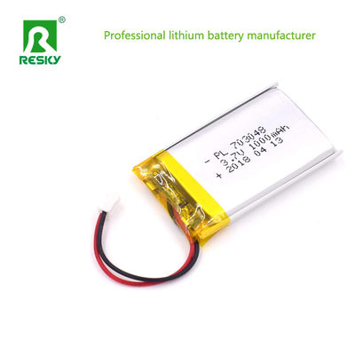 kupować Zestaw akumulatorowy litowo-polimerowy słoneczny 703048 1000mAh 3.7V Dla elektroniki użytkowej online manufacture