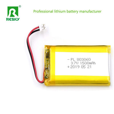 kupować Pryzmatyczna bateria litowo-polimerowa 803060 3.7V 1500mAh 5.55wh dla lokalizatora zwierząt domowych online manufacture