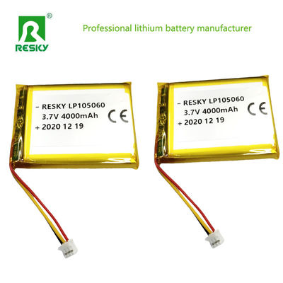 kupować 105060 Litium Polimerowe Lipo Baterie 3.7V 4000mAh Do głośnika Bluetooth online manufacture