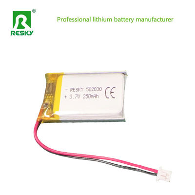 kupować Litium Polymer Lipo Battery Cell 502030 3.7v 250mAh Do głośnika Bluetooth online manufacture