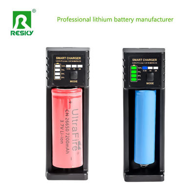 kupować Ładowarka akumulatora litowo-jonowego 1 gniazdo 5V 2A dla 18650 26650 18500 baterii online manufacture
