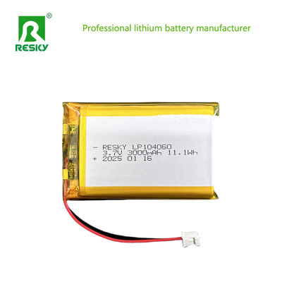 kupować 3.7V Litium Polymer Battery Pack 104050 104060 3000mAh Litium Ion Battery online manufacture