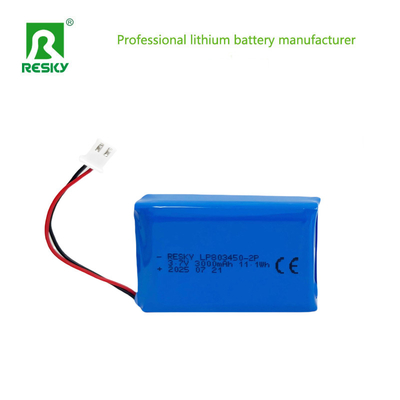 kupować LP803450 2P 3.7V 3000mAh 11.1wh Akumulator Litium Polimerowy do śledzenia GPS produkcja online