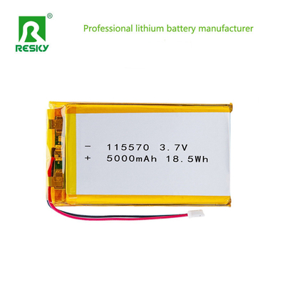 kupować Akumulator litowo-polimerowy 115570 3.7V 7.4V 11.1V 5000mAh 18.5Wh do przenośnego urządzenia medycznego produkcja online
