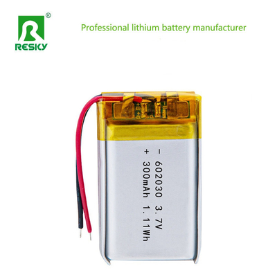 kupować Akumulator litowo-polimerowy 602030 3,7V 300mAh, akumulator litowo-polimerowy Lipo do urządzeń ubieralnych produkcja online