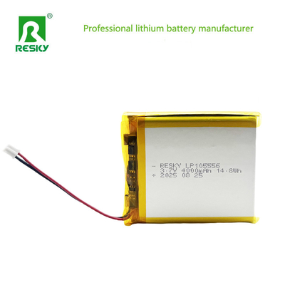 kupować Litowo-polimerowy zestaw baterii 105556 3.7v 7.4V 4000mAh 14.8wh 29.6wh Ładowalna bateria Lipo produkcja online
