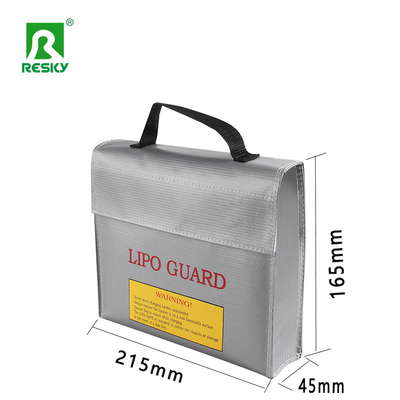 kupować Ognioodporna, wodoodporna, przeciwwybuchowa torba zabezpieczająca akumulator RC Lipo z zamkiem błyskawicznym 45x165x215mm produkcja online