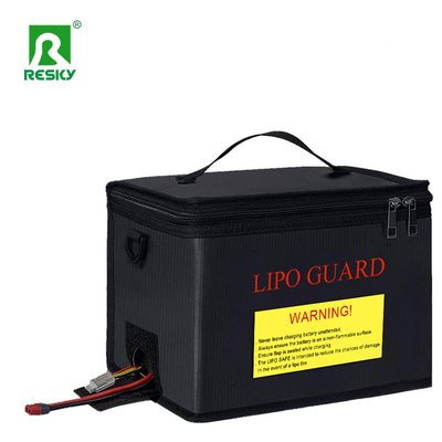 kupować Czarny srebrny wodoodporny ognioodporny wybuchoodporny RC Lipo Safe Bag 215X145X165mm do bezpiecznego ładowania produkcja online