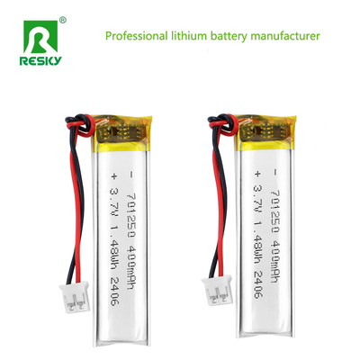 kupować Akumulator litowo-polimerowy 701250 3,7V 400mAh 1,48Wh Power Li-Polymer do zamka inteligentnego produkcja online