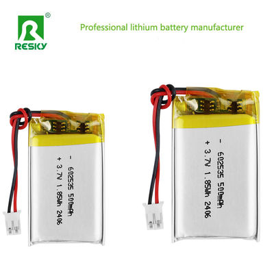 kupować Litowo-polimerowy akumulator 602535 3,7V 4,2V 400mAh 500mAh 1,85wh produkcja online