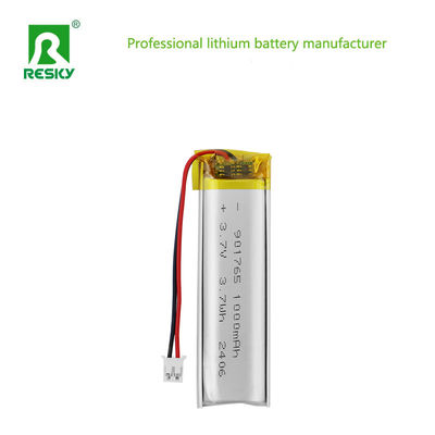 kupować Litowy zestaw baterii polimerowej 901765 3.7V 1000mAh 3.7wh Akumulatory Lipo produkcja online