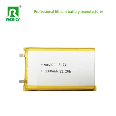 kupować Bateria Power Lipo 906090 3.7v 6000mAh 22.2wh Akumulator litowo-jonowo-polimerowy do inteligentnego zamka produkcja online