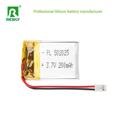 kupować Akumulator polimerowy litowo-jonowy 502025 3.7V 200mAh Akumulatory Lipo do słuchawki produkcja online