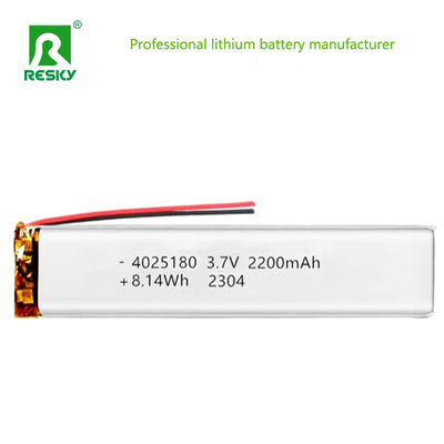 kupować Lithium Ion Polymer Battery 4025180 3.7v 2200mAh 8.14wh Rechargeable Li-ion Battery Cell produkcja online