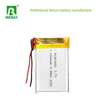 kupować Flat Power Lithium Battery Cell 803450 3.7v 1500mAh 5.55wh Rechargeable Lipo Polymer Battery Pack produkcja online