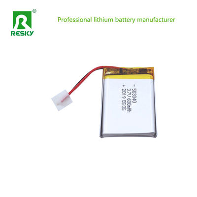 Elektryczny akumulator litowo-polimerowy 503040 600mAh 3.7V