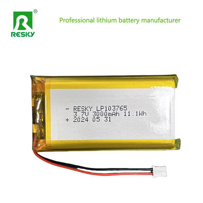 Litowo-polimerowy ogniw akumulatorowy 103765 3,7V 3000mAh 11,1wh Mały produkt cyfrowy