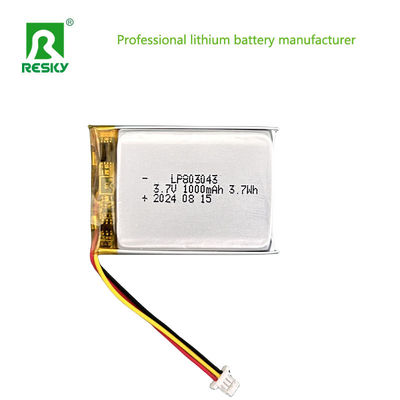 Zestaw akumulatorowy litowo-polimerowy 803040 3.7V 1000mAh 3.7wh