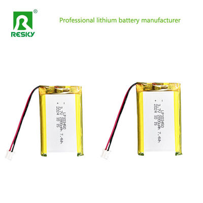 103450 Litium Polymer Battery Pack 3.7V 7.4V 2000mAh Akumulatory Lipo