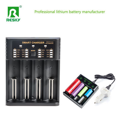 4.2V ładowarka akumulatora 4 gniazda 500mA 1A 2A dla baterii litowo-jonowej cylindrycznej