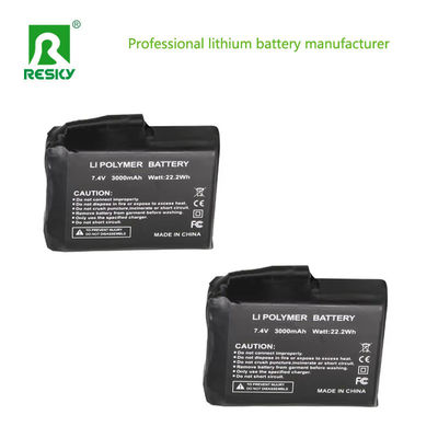 Podgrzewane rękawiczki Akumulator Li-polimerowy 3,7V 4000mAh