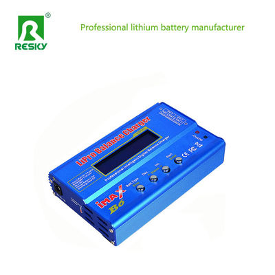80W 6A RC ładowarka równowagi Imaxb6 dla baterii dronowej Li-ion / Li-polimer / Mi-Mh Ni-CD