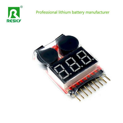 RC 2s-8s Lipo / Li-ion / LiFePO4 Bateria Tester napięcia niskiego napięcia Buzzer