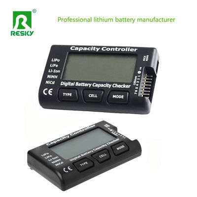 Akcesoria RC Wyświetlacz LCD 2-6s Bateria litowa Tester Balancer