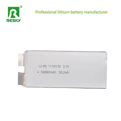 RC Litowa komórka 1174170 10874170 3,7 V 16000 mAh 10c RC Drone Akumulator litowo -jonowy