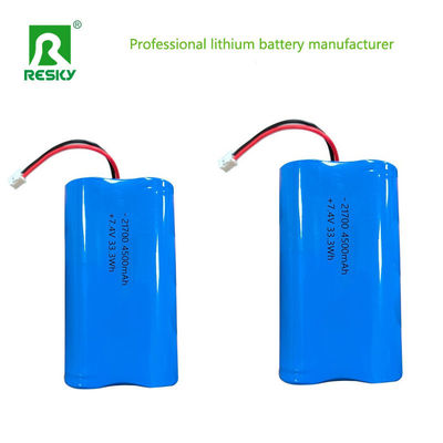 Komórka litowa 21700 7.4v 5000mAh 18.5wh Akumulator litowo-jonowy do światła słonecznego