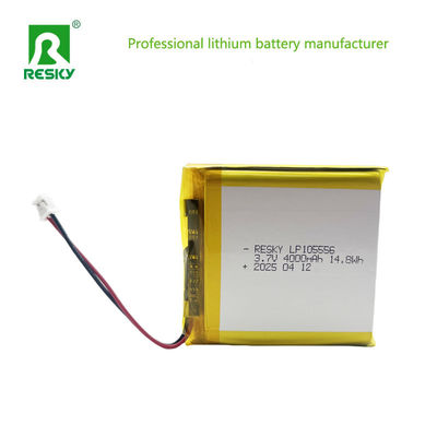Komórka litowo-jonowa 105556 3.7v 4000mAh 14.8wh Pojemnik polimerowy litowo-jonowy