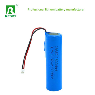 Komórka litowo-jonowa 3.7V 4.2V 2600mAh Komórka litowo-jonowa z akumulatorem z PCM
