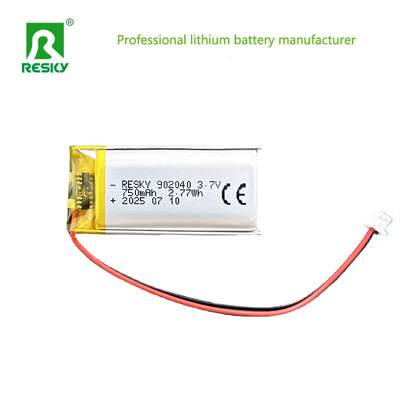 Akumulator litowo-polimerowy 102040 902040 3,7V 800mAh 850mAh do ponownego ładowania